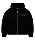 ZIP HOODIE WITH BLACK REFLECTIVE LOGO
