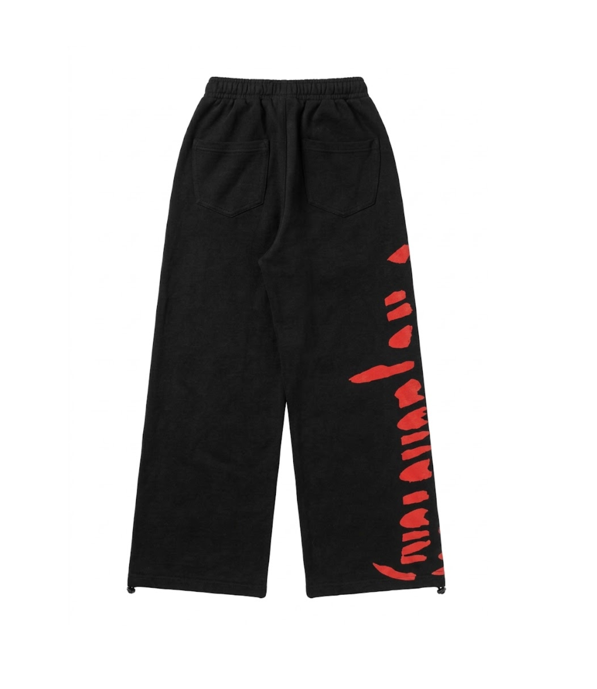 BAGGY PANTS WITH RED REFLECTIVE LOGO
