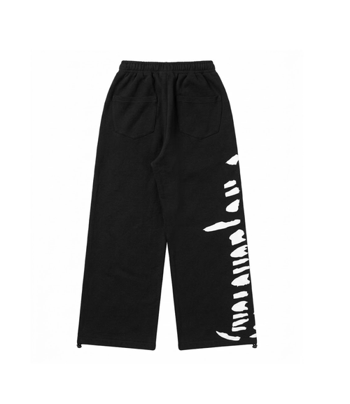 BAGGY PANTS WITH WHITE REFLECTIVE LOGO